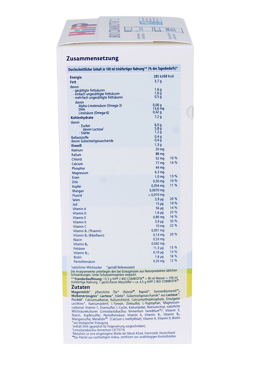 HiPP German Stage 2 Formula