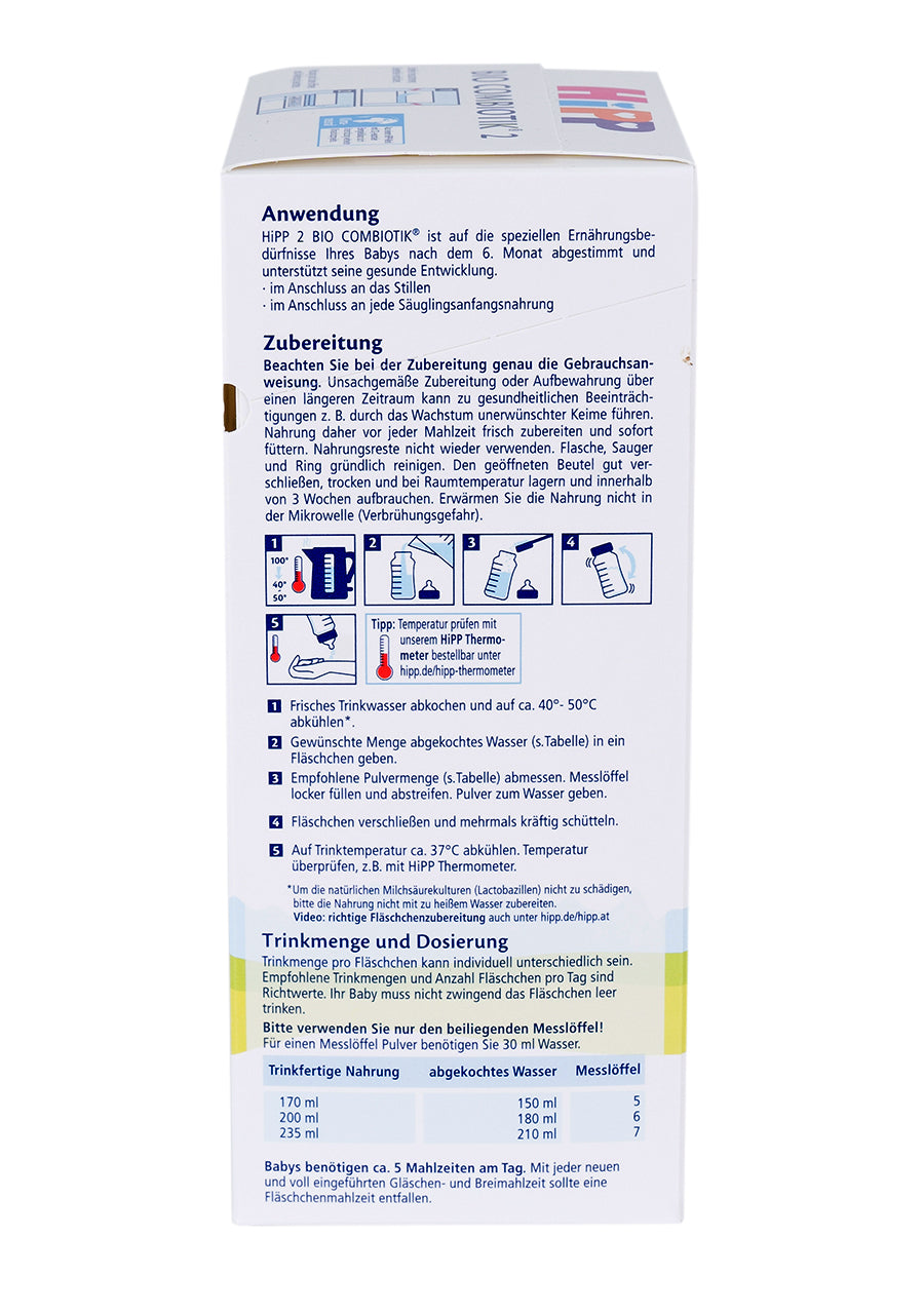 HiPP German Stage 2 Formula