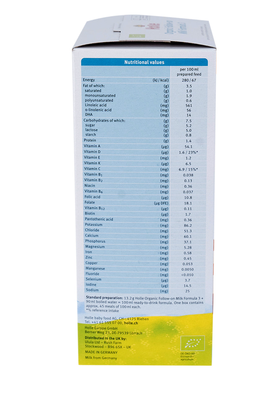 Holle Stage 3 Formula